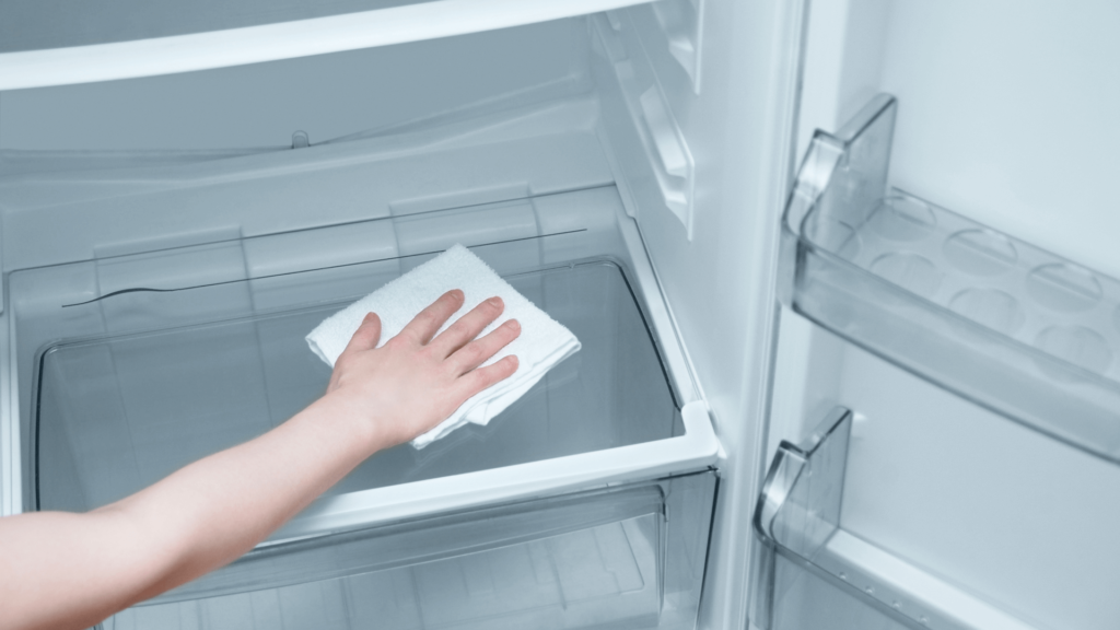Fix a day for cleaning your fridge and freezer